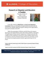 Research on Migration and Education in Sweden