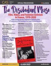 "The Disobedient Muse: Film, Video and Feminist Activism in France, 1970-20