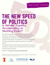 The New Speed of Politics flyer